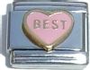 Best (on pink heart)