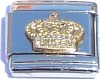 Crown in Gold Italian Charm