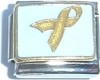 CT3092D Ribbon in Yellow/Gold Italian Charm
