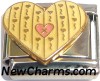 CT3234 Cute Heart Italian Charm