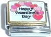 CT3549 Happy Valentine's Day Italian Charm