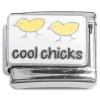 Cool Chicks Italian Charm