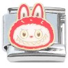 CT4401 Cute Monster Face Red Italian Charm