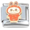 CT4403 Cute Monster Eyes Open Brown Italian Charm