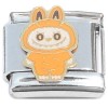 CT4404 Cute Monster Eyes Open Amber Italian Charm