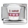 CT4830 I Love You Coffee Cup Italian Charm