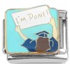 CT4831 I'm Done Graduation Italian Charm
