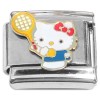 CT4856 Hello Kitty Tennis Italian Charm