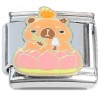 CT4862 Capybara Lotus Flower Italian Charm