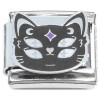 CT4878 Magic Witch Cat Italian Charm