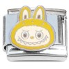 CT4892 Cute Monster Face Yellow Italian Charm