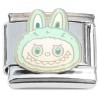 CT4895 Cute Monster Face Purple Italian Charm