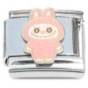 CT4900 Cute Monster Eyes Open Pink Italian Charm