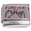 CT4926 Forever Heart Pinky Swear Italian Charm