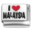 CT4928 I Love Malaysia Italian Charm