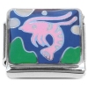 CT4932 hrimp Blue Ocean Italian Charm