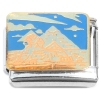 CT4935 Egyptian Pyramids Blue Sky Italian Charm