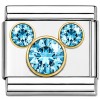 March Mouse Ear Birthstone Italian Charm