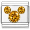 November Mouse Ear Birthstone Italian Charm