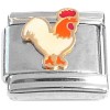 CT8128 Rooster Chicken Italian Charm