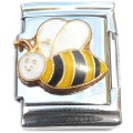 13mmCT1067 Happy Bee 13mm Italian Charm