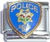 Police Badge Italian Charm