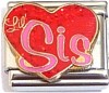 Lil' Sis Italian Charm