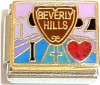 I Love Beverly Hills Italian Charm