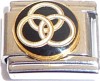 Trinity Three Circles Italian Charm
