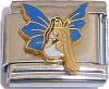 Angel/Fairy with Blue Wings Italian Charm