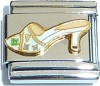 White Designer Shoe Italian Charm