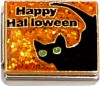 Happy Halloween Italian Charm