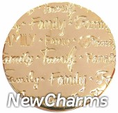 DR901 Gold BIG Handwritten Family Disk