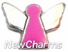 H1015 Angel In Pink Floating Locket Charm