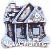 H6530 House With Jewel Floating Locket Charm