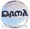 H6540 Karma Floating Locket Charm
