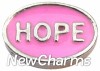 H6551 Pink Hope Floating Locket Charm