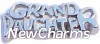 H7152 Granddaughter Written Floating Locket Charm