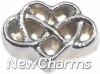 H7867 Infinity Heart Floating Locket Charm