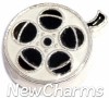 H9733 Movie Reel Floating Locket Charm