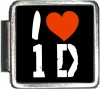 I Love One Direction 1D Italian Charm
