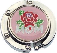 MOM ON PINK FOLDABLE PURSE HANGER
