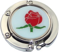 RED ROSE FOLDABLE PURSE HANGER