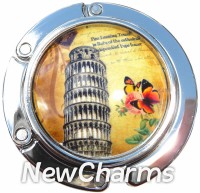 PH9018 Leaning Tower Of Pisa Foldable Purse Hanger