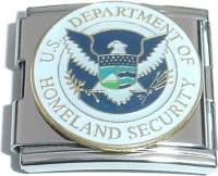 CT5122 Mega US Department of Homeland Security Italian Charm