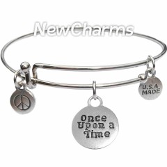 Bangle Bracelet with Once Upon a Time