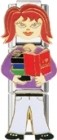 Book Lover Chick Charm Chick Italian Charm