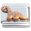 CL2053g Big Four Legged Dinosaur Bronze Italian Charm