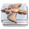 CL2066g Pterodactyl Dinosaur Bronze Italian Charm