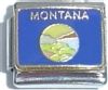 CL2100 Flag of Montana Italian Charm